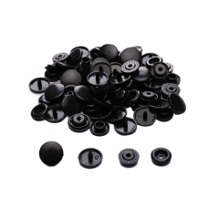 Çıt Çıt Seti Plastik Siyah (100 Set)