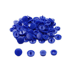 Çıt Çıt Seti Plastik Mavi (100 Set)