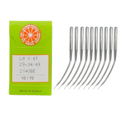 Orange LWX6T Etek Paça Baskı Makine İğnesi 10 Numara (10 Adet)