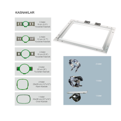 WONYO WYQ1501L Tek Kafa 15 İğne Nakış Makinesi (60Cm X 40 Cm İşleme Alanı)