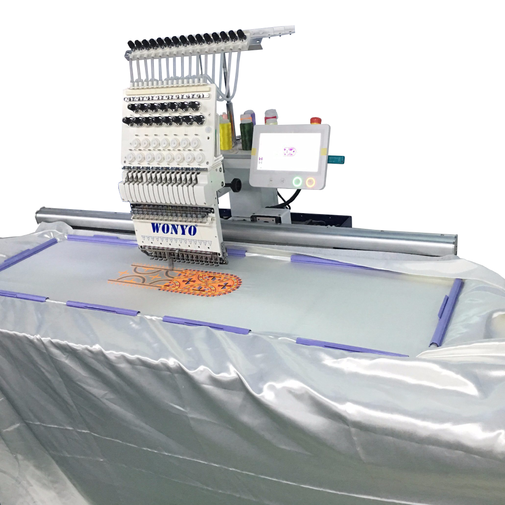 WONYO WY1201CL Tek Kafa 12 İğne Nakış Makinesi (120Cm X 35Cm İşleme Alanı)