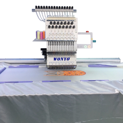 WONYO WY1201CL Tek Kafa 12 İğne Nakış Makinesi (120Cm X 35Cm İşleme Alanı)