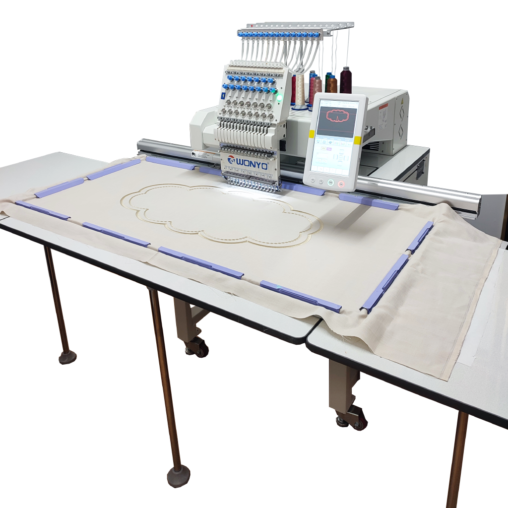 WONYO WYQ6013 Tek Kafa 12 İğne Nakış Makinesi (130Cm X 60Cm İşleme Alanı)