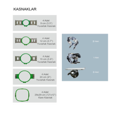 WONYO WYQ1202 2 Kafa 12 İğne Nakış Makinesi (40Cm X 50Cm İşleme Alanı)