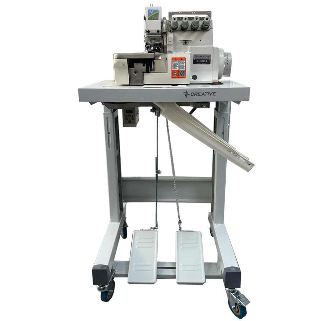 Sanayi Tipi 4 İplik Overlok Makinesi (Evde Kullanım İçin Mini Tip)