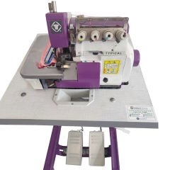 Sanayi Tipi 4 İplik Overlok Makinesi (Evde Kullanım İçin Mini Tip)