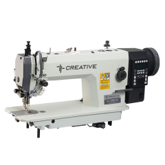 Creative KL-0388-D4 Çift Pabuç Tek İğne İplik Kesicili Deri Dikiş Makinesi