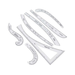 Riga Cetvel Takımı Plastik 7 Parça