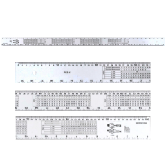 Manifatura Cetveli Plastik 1 Metre (100 Cm) (39 İnç)