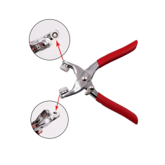 Metal Çıt Çıt Çakma Makinesi (El Tipi) +  Metal Çıt Çıt Seti 100 Adet