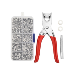 Metal Çıt Çıt Çakma Makinesi (El Tipi) +  Metal Çıt Çıt Seti 100 Adet