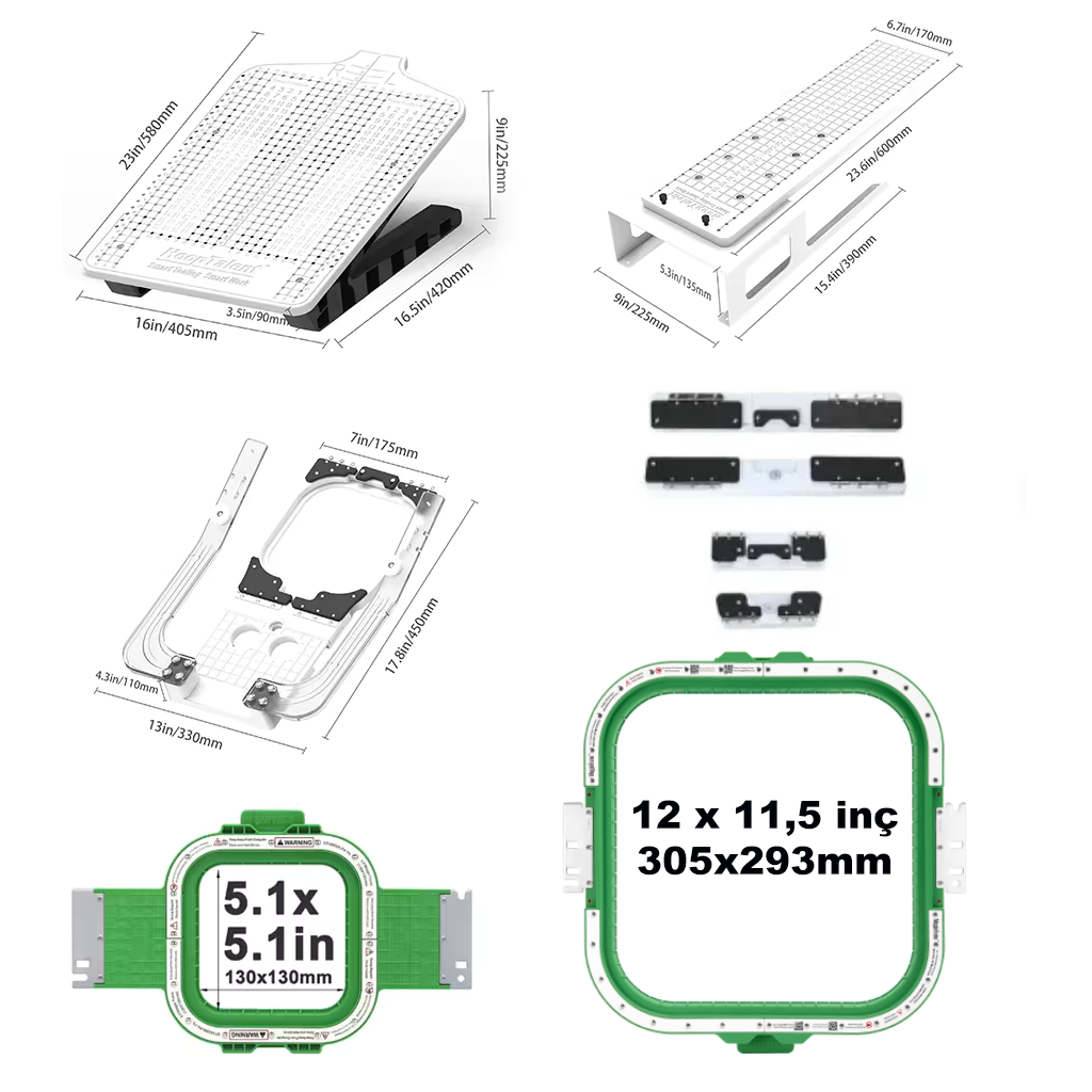Mıknatıslı Kasnak Nakış Başlangıç Kiti (Maggie Frame)