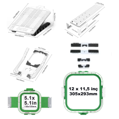 Mıknatıslı Kasnak Nakış Başlangıç Kiti (Maggie Frame)