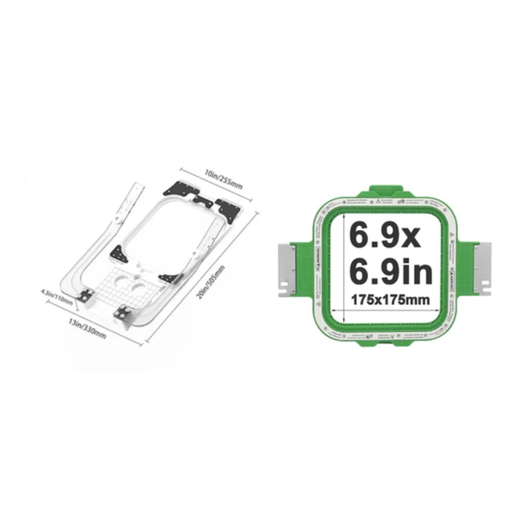 Mıknatıslı Kasnak Nakış Hazırlama Fikstürü (Maggie Frame)(175x175mm)
