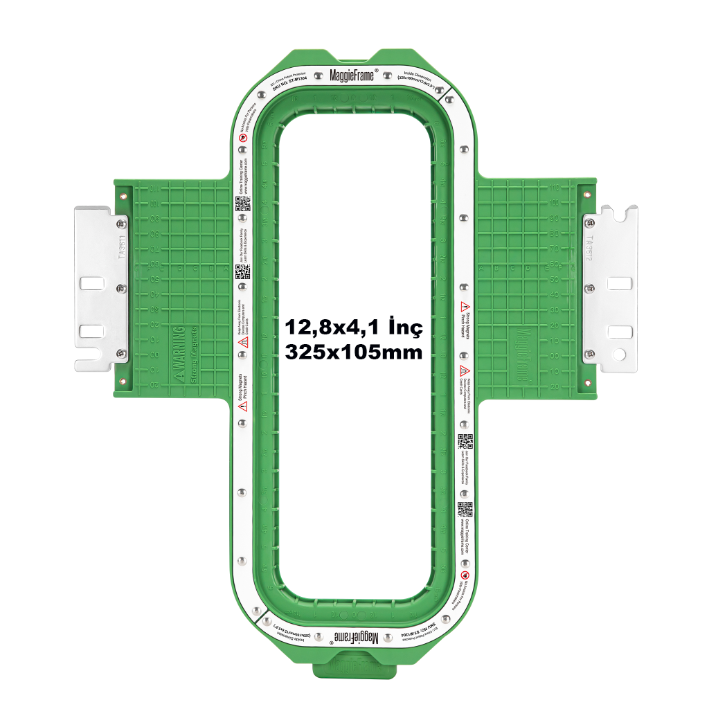 Mıknatıslı Nakış Makinesi Kasnağı Kol Paça 32,5Cm X 10,5Cm (Maggie Frame)