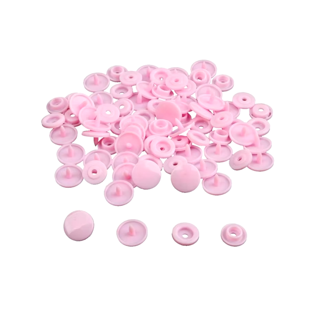 Çıt Çıt Seti Plastik Pembe (100 Set)