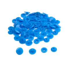 Çıt Çıt Seti Plastik Açık Mavi (100 Set)