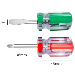 Tornavida Seti Düz Yıldız (9 CM)