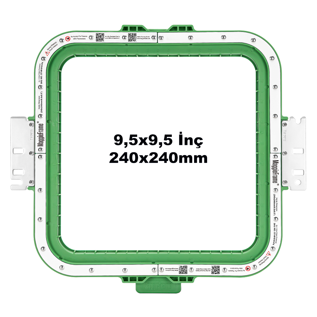 Mıknatıslı Nakış Makinesi Kasnağı 24Cm X 24Cm (Maggie Frame)