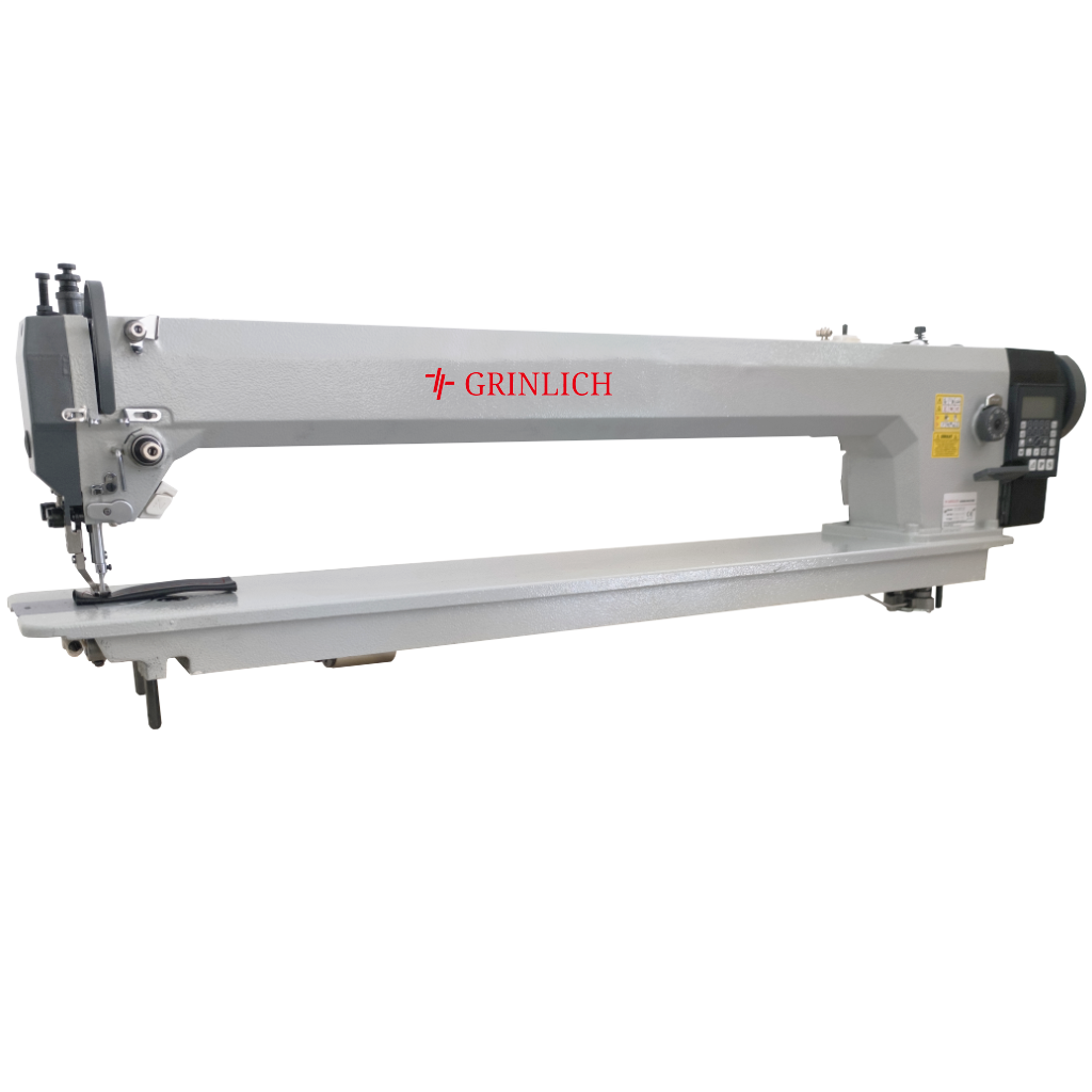 GRINLICH KL-0303D4-85 Çift Pabuç Tek İğne İplik Kesicili Deri Dikiş Makinesi 85cm