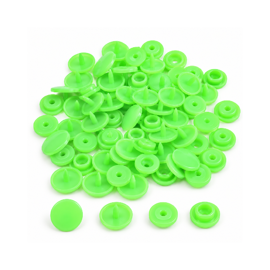 Çıt Çıt Seti Plastik Fosforlu Yeşil (100 Set)