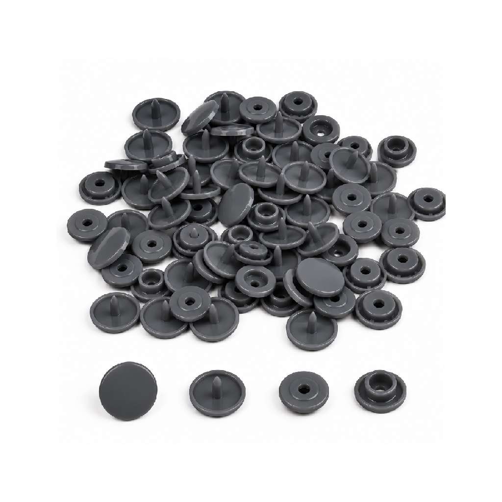 Çıt Çıt Seti Plastik Gri (100 Set)