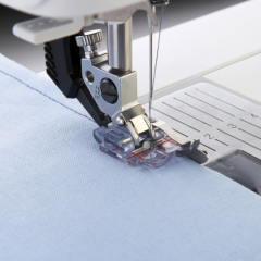 Pfaff Kırkyama Düz Dikiş Ayağı 1/4'' (Siperli) Şeffaf IDT