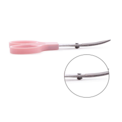 Karaca Nakış Makası Kıvrık Uçlu (12cm)