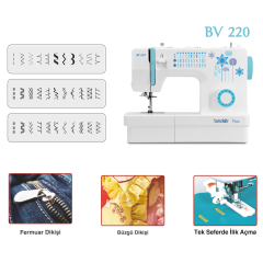 Bindallı Vera BV 220 Ev Tipi Dikiş Makinesi