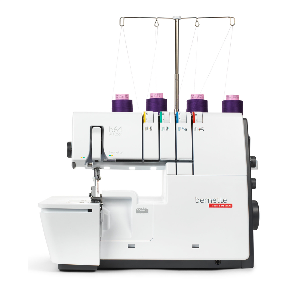 Bernette b64 AIRLOCK 3 ve 4 iplikli Ev Tipi Overlok Makinesi